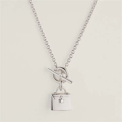 hermes kelly lock necklace|Amulettes Kelly pendant .